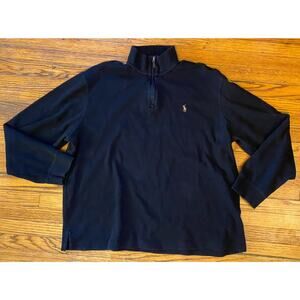 Polo Ralph Lauren Estate Rib Sweater Men’s Sweatshirt XL Black, Brown Pony